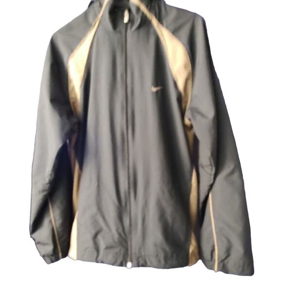 Nike black and brown Men's windbreaker full zipper Jacket size medium - Picture 10 of 10